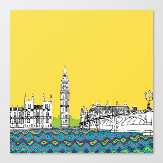 London Town Canvas Print