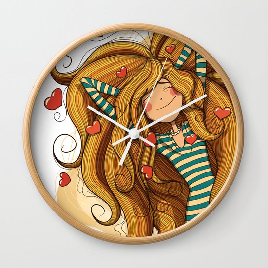 Amorousness Wall Clock