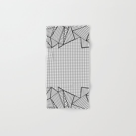 Grids and Stripes Hand & Bath Towel