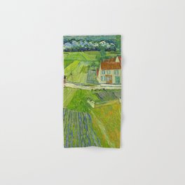 Vincent van Gogh Landscape at Auvers after Rain  Hand & Bath Towel