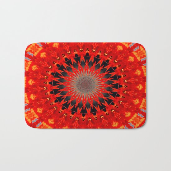 RED CIRCLE Bath Mat