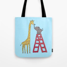 Uneven height love Tote Bag