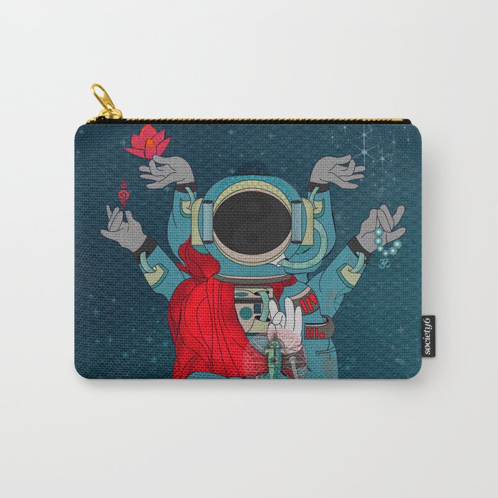 Buddha Astronaut Carry-All Pouch