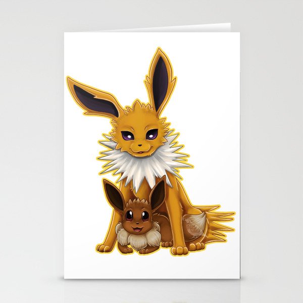 Society6 Jolteon And Eevee Pup Greeting Card By Skidar Studios Set Of 10 Folded Cards 5 X 7 From Society6 Shefinds Has this been happening to anybody else? shefinds