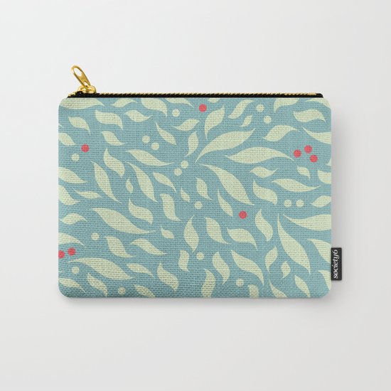 Leaves and Berries Carry-All Pouch