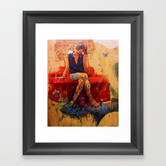 Polain Framed Art Print