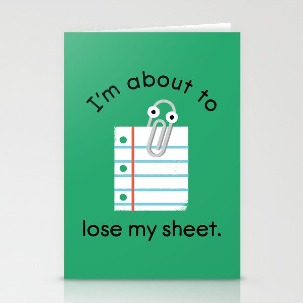 Getting Bent Out of Shape Stationery Cards