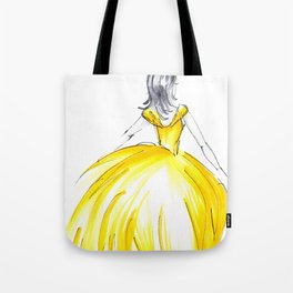 Golden Gown Tote Bag