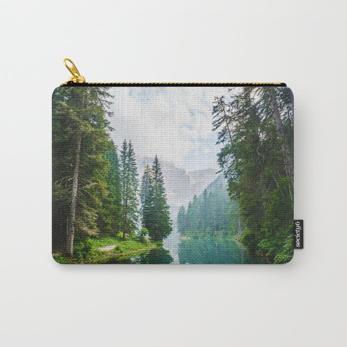 Picturesque River in the Forest (Color) Carry-All Pouch