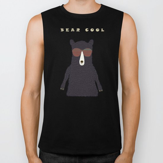bear cool Biker Tank