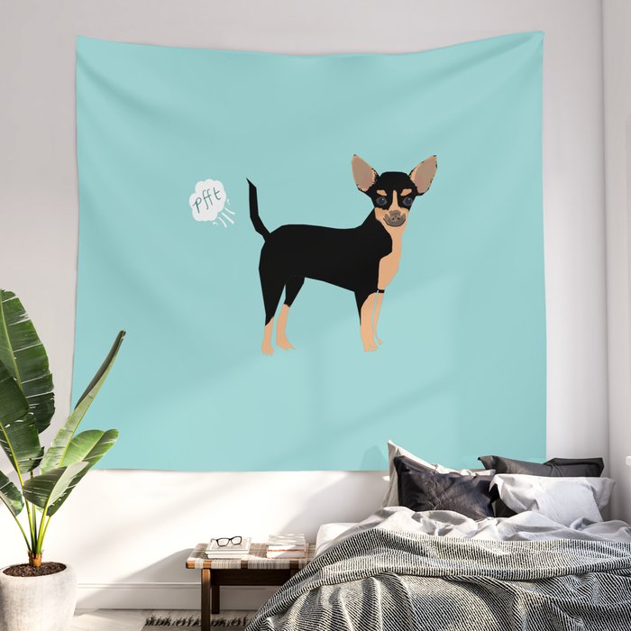 Chihuahua funny fart dog pure breed gifts dog lovers black and tan