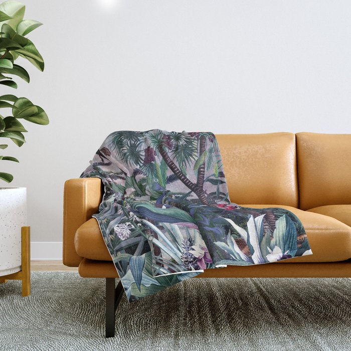 Magical Forest Throw Blanket