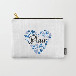Blair, blue hearts Carry-All Pouch