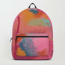 Horizon Backpack | Digital, Oil, Abstract, Watercolor, Ink, Aerosol, Acrylic, Painting, Pattern 