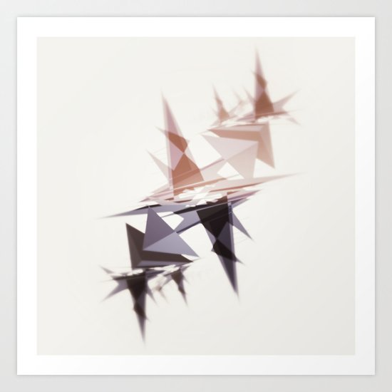 Polar Irregularities Art Print