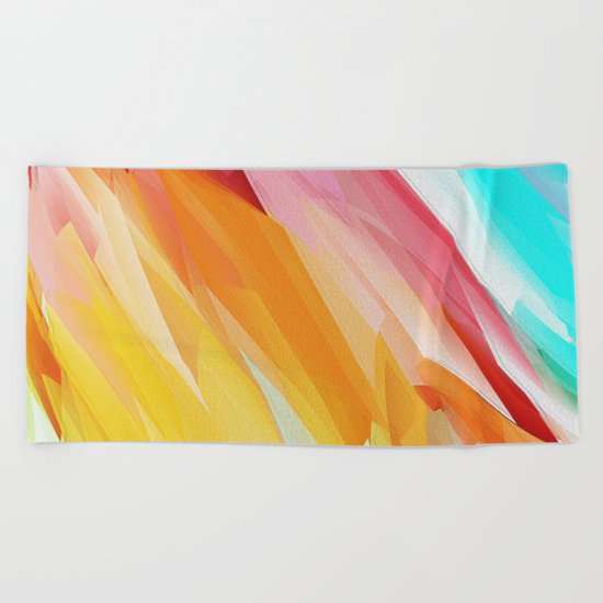 Abstract 2017 028 Beach Towel