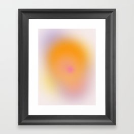 Candlelight - Gradient Framed Art Print