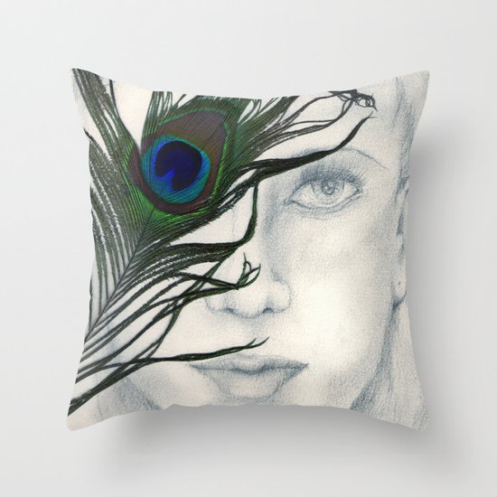Peacock Throw Pillow