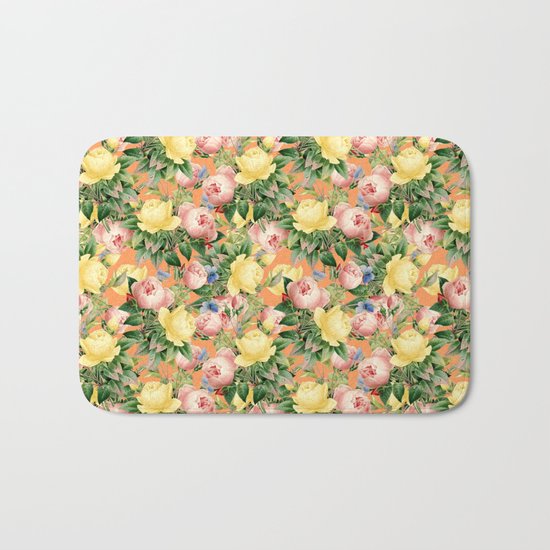 Flora #society6 #decor #buyart Bath Mat