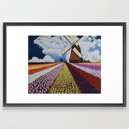 Windmill Cancer Framed Art Print