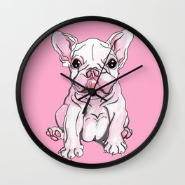 Frenchie Pup Wall Clock