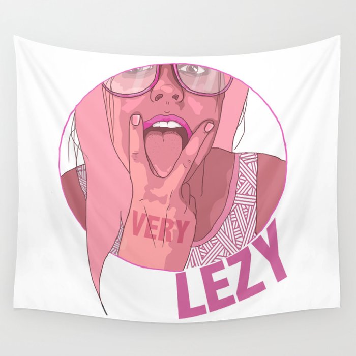 very lezy Wall Tapestry