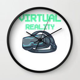 VR Virtual Reality Gift Goggles Glasses Wall Clock
