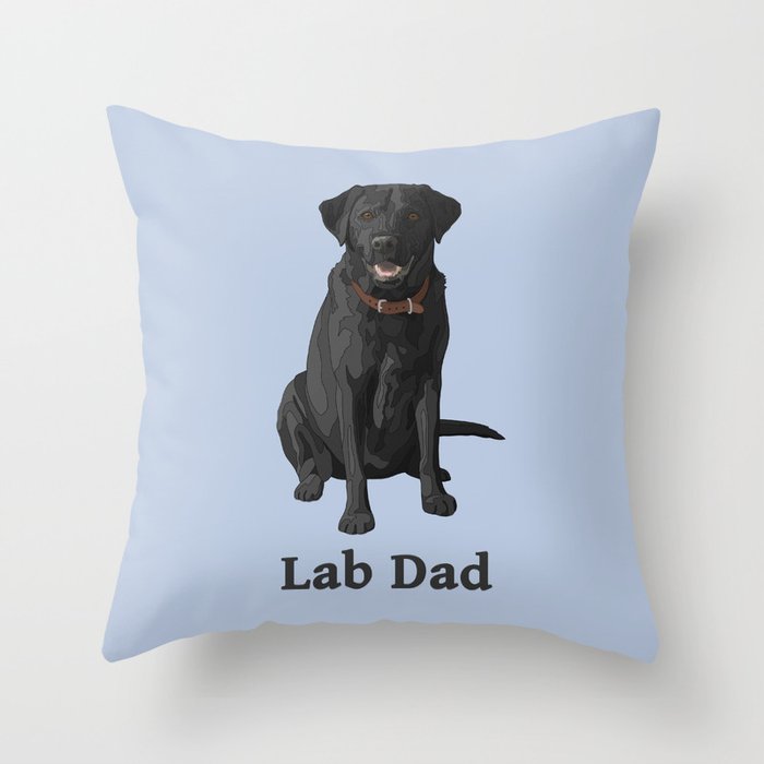 Black lab throw pillows clearance