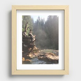 Umpqua Hot Springs Recessed Framed Print