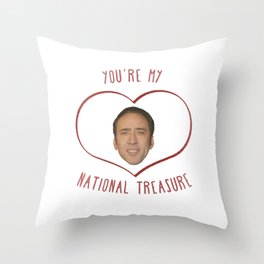 Nicolas Cage Love Throw Pillow