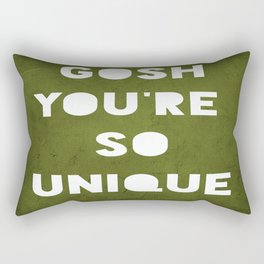 Gosh (Unique) Rectangular Pillow
