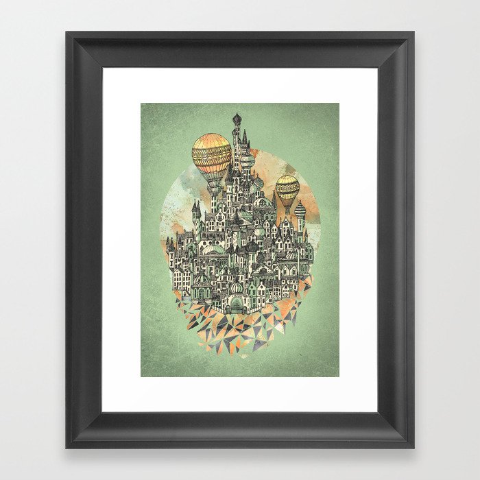 Emerald City Framed Art Print