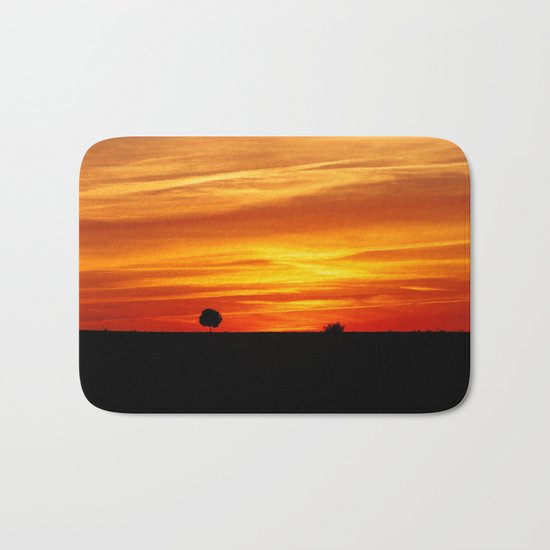 Dramatic sundown Bath Mat