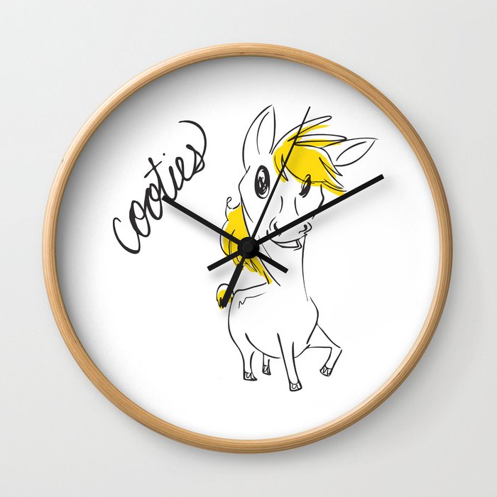 Dirty Dishes Rated G-- Horse Wall Clock