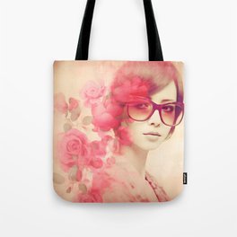 Dreamy Flower Girl Tote Bag
