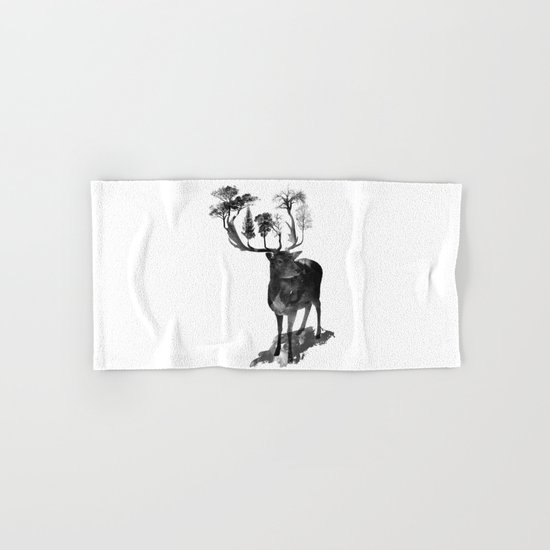 The Black Forest Deer Hand & Bath Towel