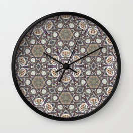 Mandala Of The Earth Wall Clock | Magendavid, Digital, Mandalaart, Mandalas, Chai, Kabbalah, Jewishart, Graphicdesign, Jewishchai, Kabbala 