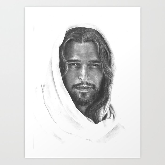 Christ (lightened) Art Print