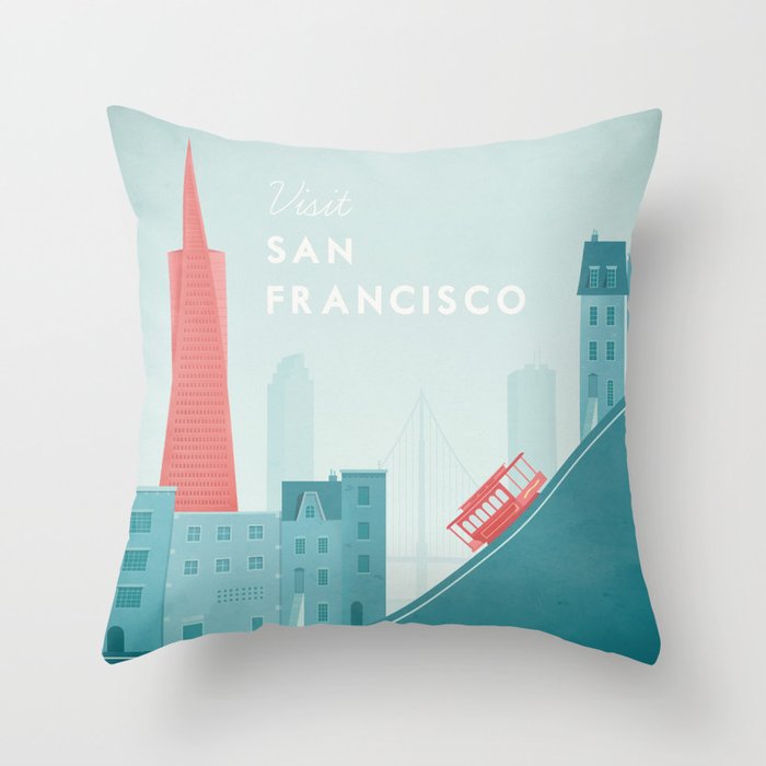 San Francisco Throw Pillow