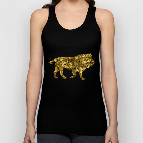 Animal Mosaic - The Lion Unisex Tank Top