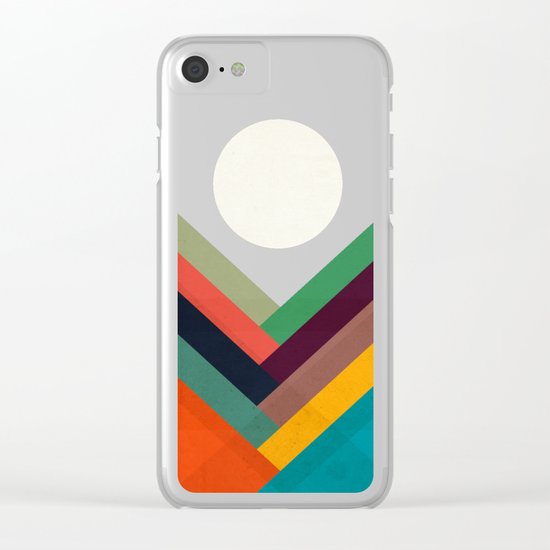 Rows of valleys Clear iPhone Case