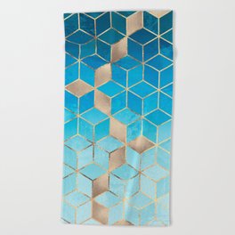 Sea And Sky Cubes (Custom Request) Beach Towel