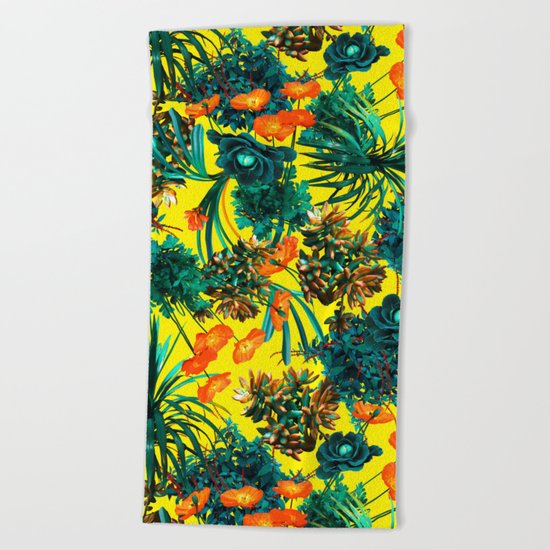 Exotic Garden IV Beach Towel