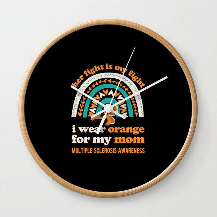 Multiple Sclerosis Awareness Mom Wall Clock