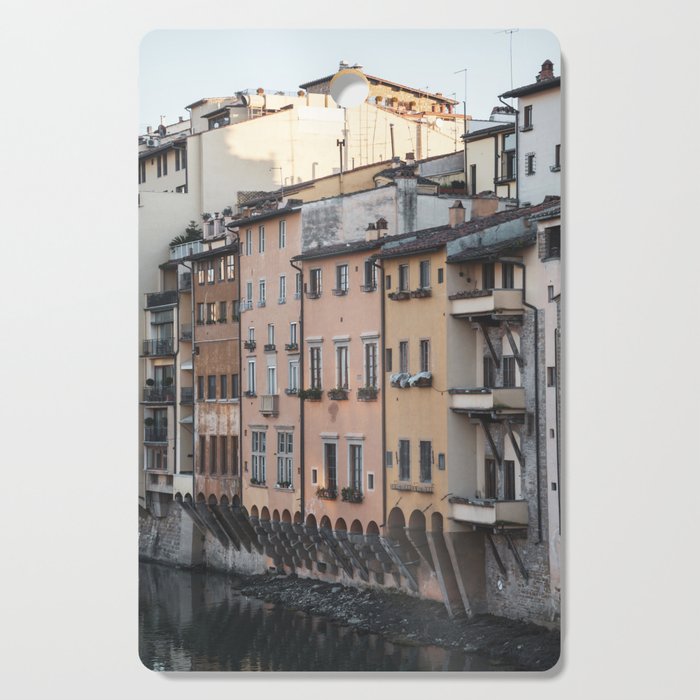 Homes at the Arno  |  Travel Photography Cutting Board