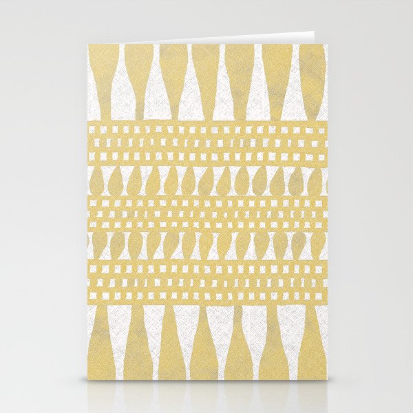 yellow tribal Stationery Cards