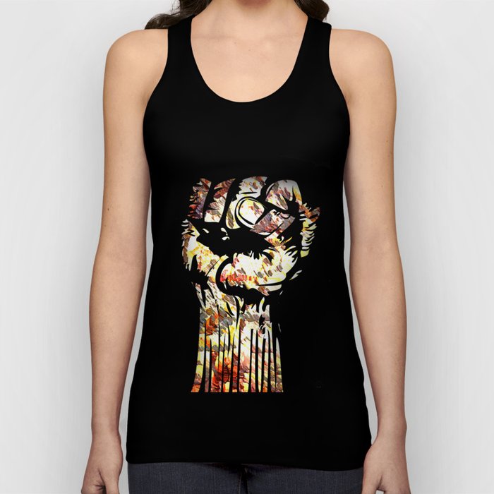Resist with Art  by Eric Stamps  Tank Top