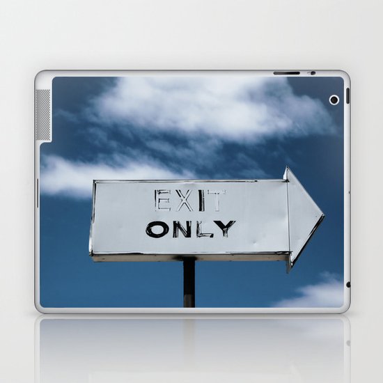 Exit Only Laptop & iPad Skin