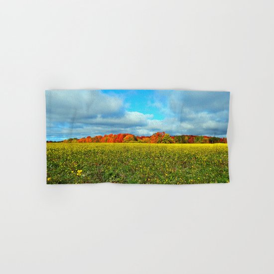 Autumn's Contrasts Hand & Bath Towel