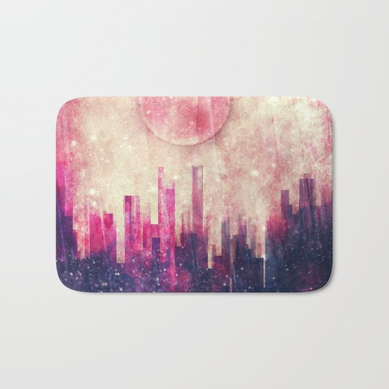 Mysterious city Bath Mat